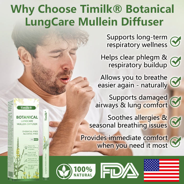 Timilk® Botanical LungCare Mullein Diffuser⚕️