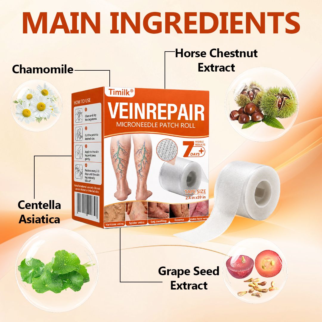 🦵Timilk® VeinRepair Microneedle Patch Roll👍