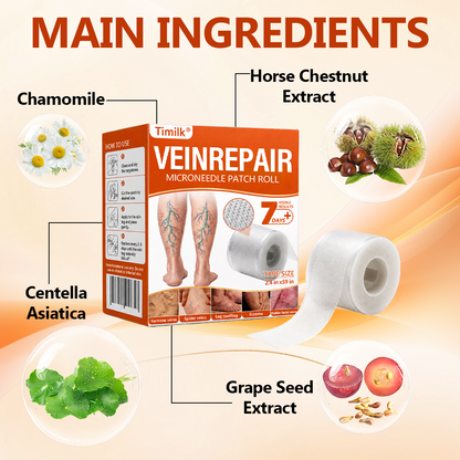 🦵Timilk® VeinRepair Microneedle Patch Roll👍