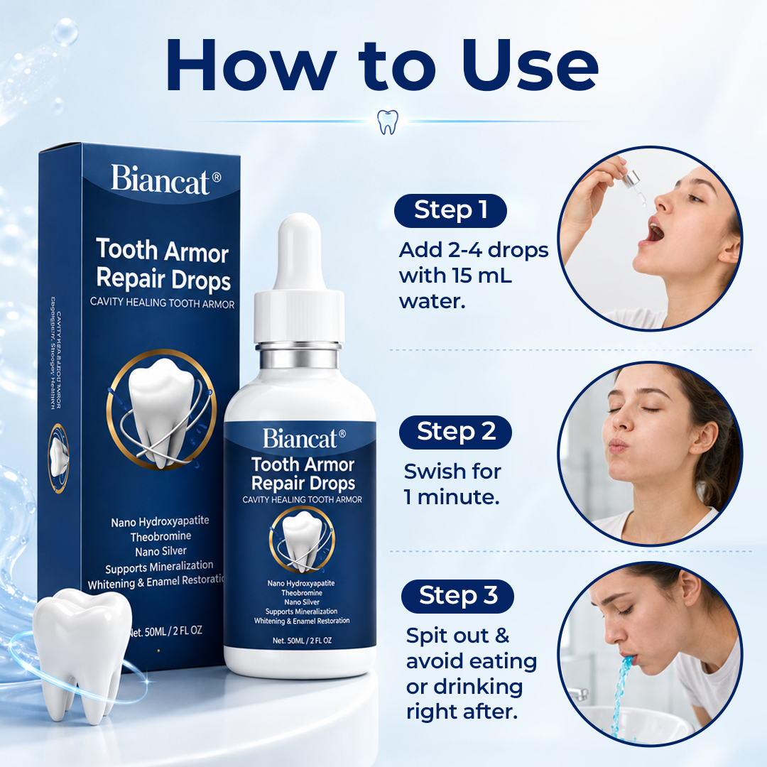 Biancat®Tooth Armor Repair Drops🦷 Advanced Dental Repair Support Formula