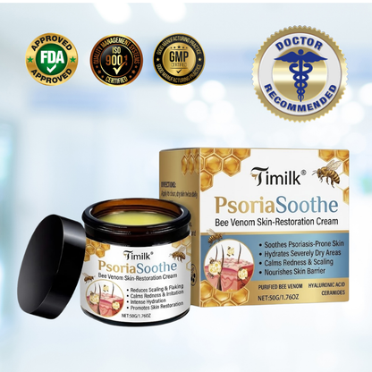 Timilk® PsoriaSoothe Bee Venom Skin-Restoration Cream⚕️