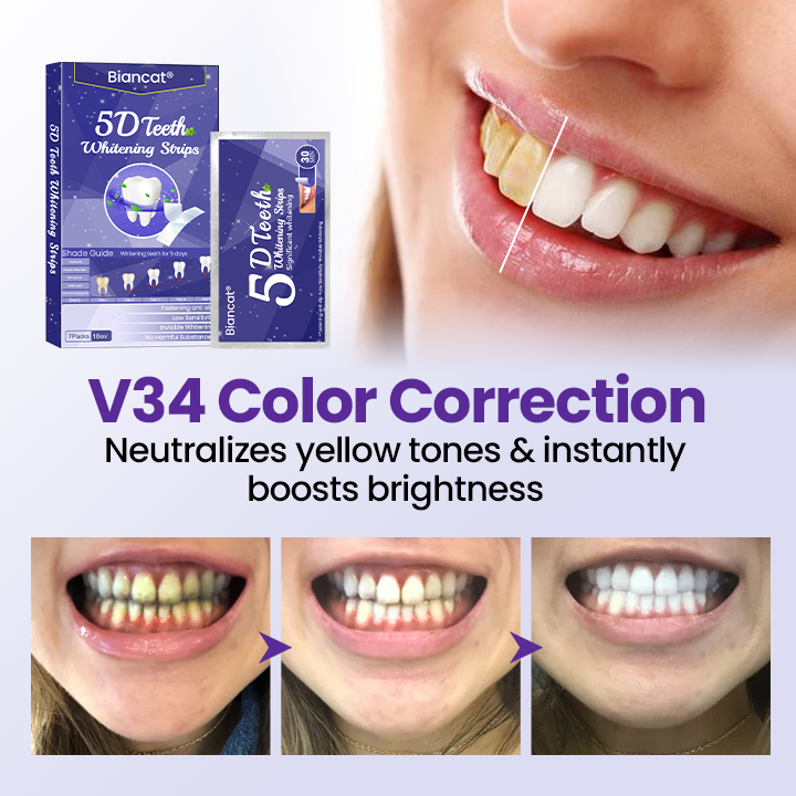 Biancat® 5D Teeth Whitening Strips👍
