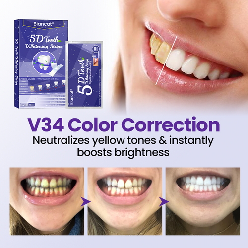 Biancat® 5D Teeth Whitening Strips👍