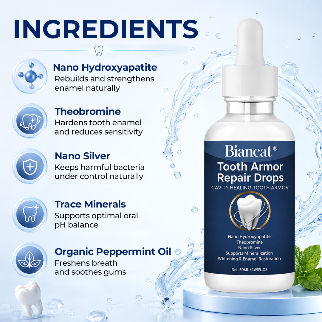 Biancat®Tooth Armor Repair Drops🦷 Advanced Dental Repair Support Formula