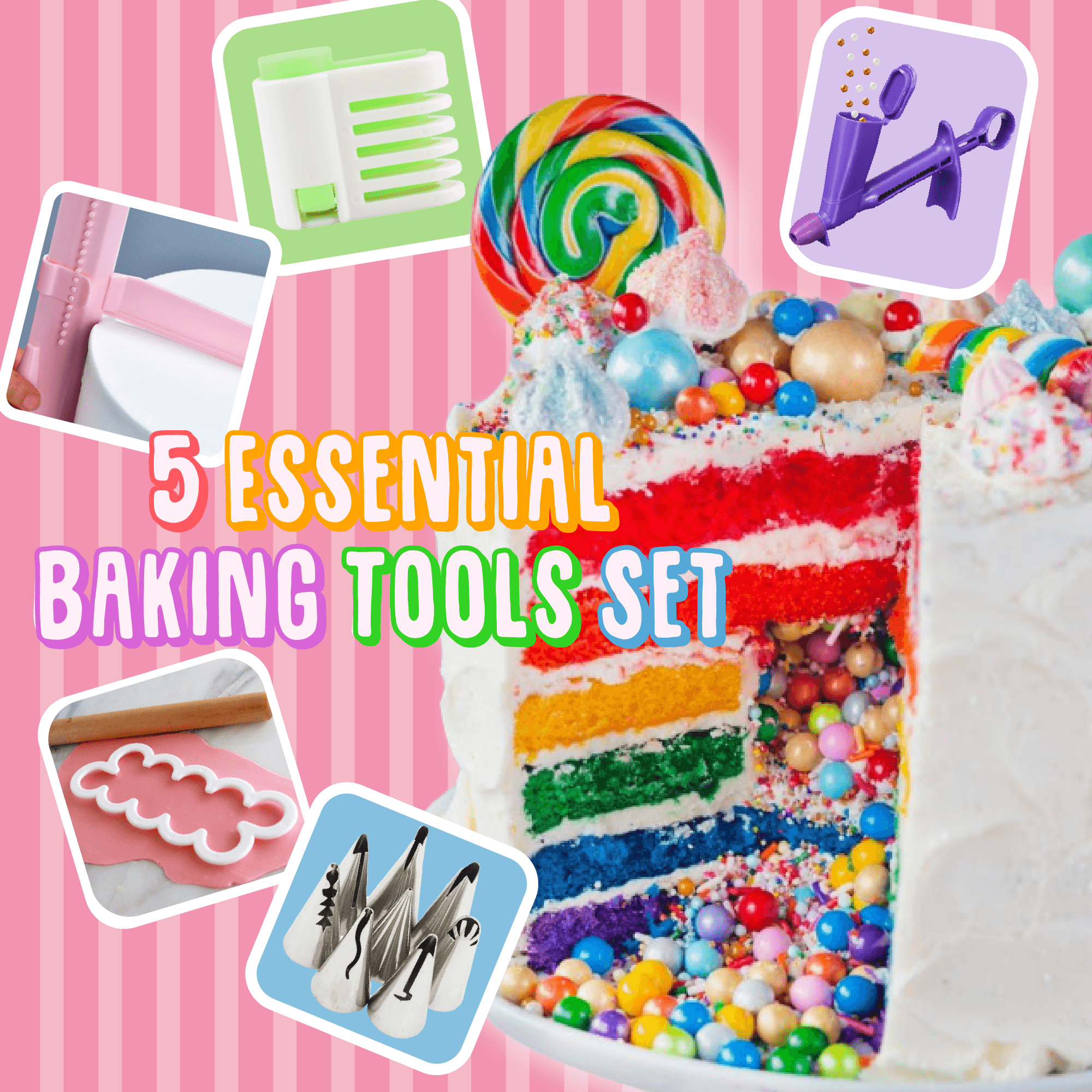 Cake Slicing Fixator (2pcs)