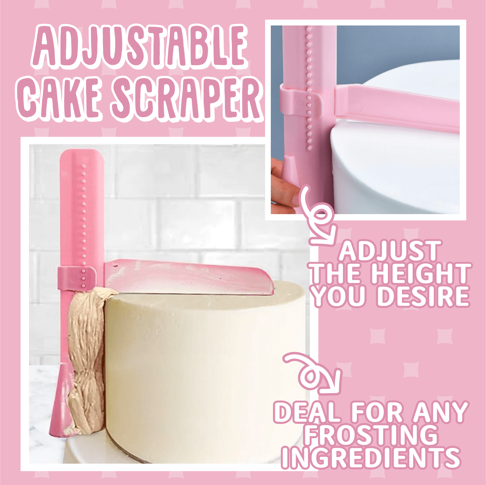 Adjustable Cake Scraper
